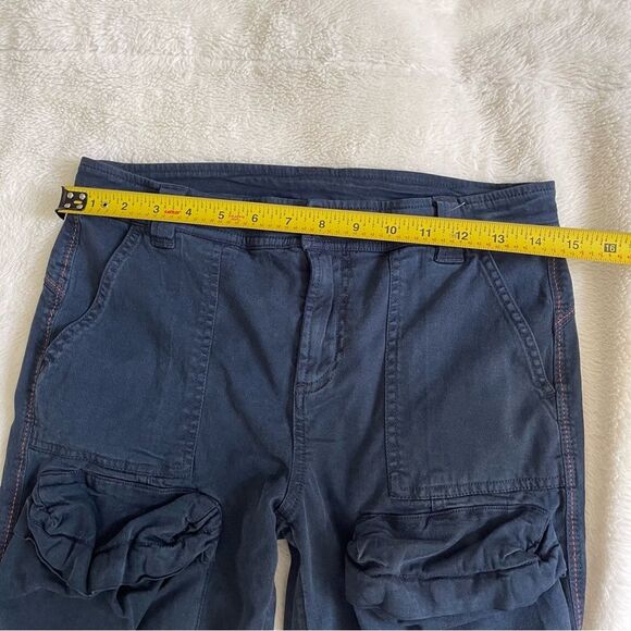 Diesel Cargo Pants P-LAN Trouser Blue Satin SZ 27 NWOT - Picture 7 of 10